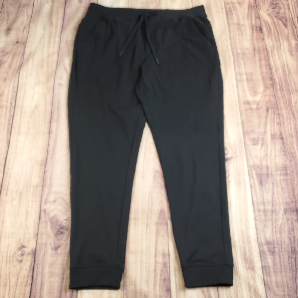 Birddogs Joggers Mens XXL Black Stretch Athletic Pants Pocket Liner Drawstring - Picture 2 of 16